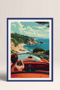 HOMEPACK Ahşap Çerçeveli Tablo Çerçeveli Poster Sanatsal Modern Duvar Dekoru TK-959