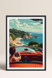 HOMEPACK Ahşap Çerçeveli Tablo Çerçeveli Poster Sanatsal Modern Duvar Dekoru TK-959