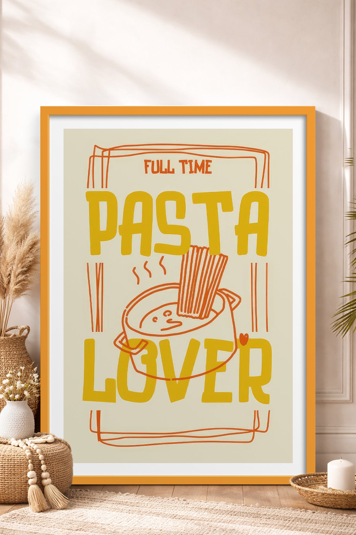 HOMEPACK Ahşap Çerçeveli Tablo Çerçeveli Poster Sanatsal Modern Duvar Dekoru TK-960
