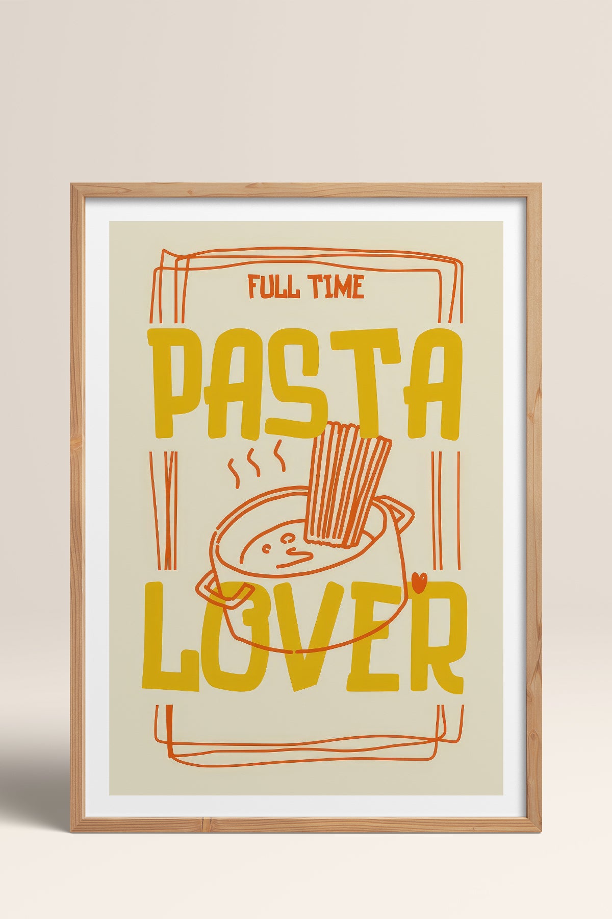 HOMEPACK Ahşap Çerçeveli Tablo Çerçeveli Poster Sanatsal Modern Duvar Dekoru TK-960