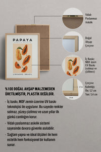 HOMEPACK Ahşap Çerçeveli Tablo Çerçeveli Poster Sanatsal Modern Duvar Dekoru TK-961