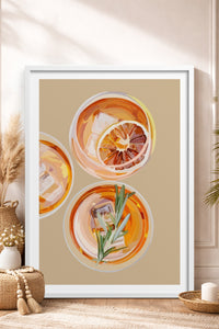 HOMEPACK Ahşap Çerçeveli Tablo Çerçeveli Poster Sanatsal Modern Duvar Dekoru TK-962