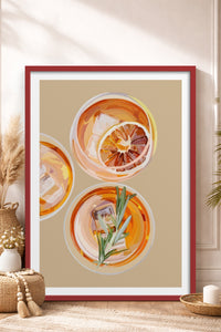 HOMEPACK Ahşap Çerçeveli Tablo Çerçeveli Poster Sanatsal Modern Duvar Dekoru TK-962