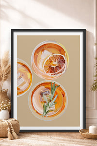 HOMEPACK Ahşap Çerçeveli Tablo Çerçeveli Poster Sanatsal Modern Duvar Dekoru TK-962