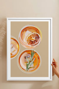 HOMEPACK Ahşap Çerçeveli Tablo Çerçeveli Poster Sanatsal Modern Duvar Dekoru TK-962