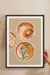 HOMEPACK Ahşap Çerçeveli Tablo Çerçeveli Poster Sanatsal Modern Duvar Dekoru TK-962
