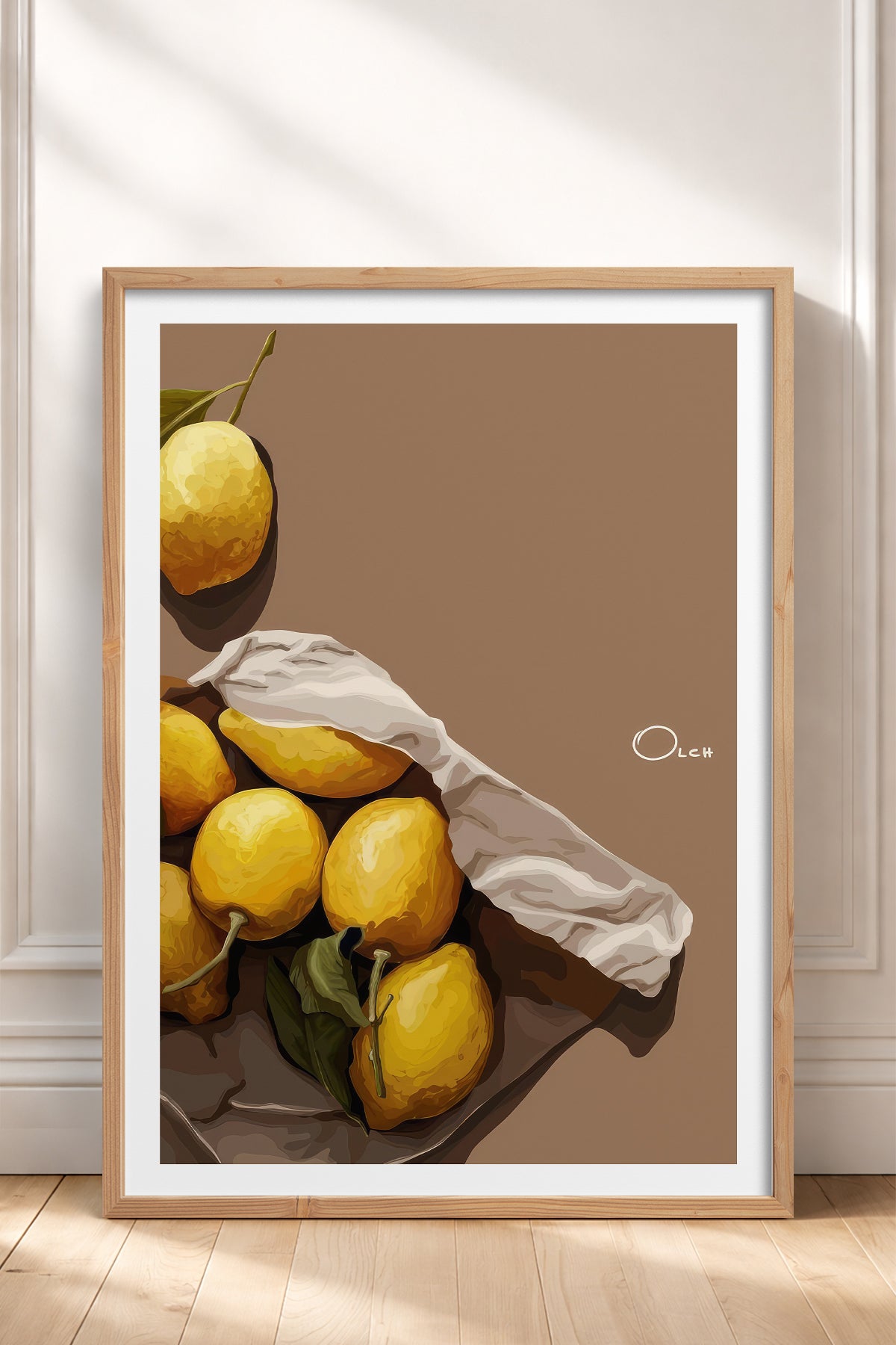 HOMEPACK Ahşap Çerçeveli Tablo Çerçeveli Poster Sanatsal Modern Duvar Dekoru TK-963