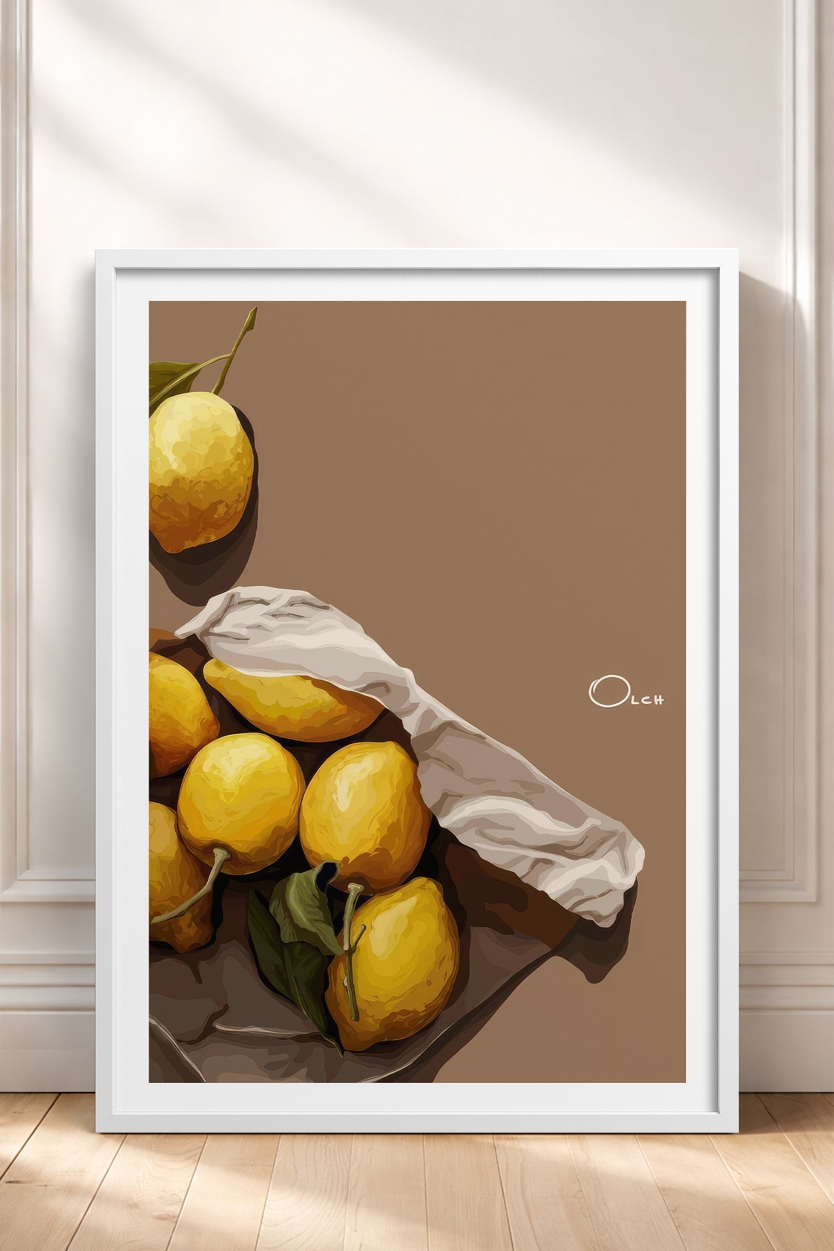 HOMEPACK Ahşap Çerçeveli Tablo Çerçeveli Poster Sanatsal Modern Duvar Dekoru TK-963