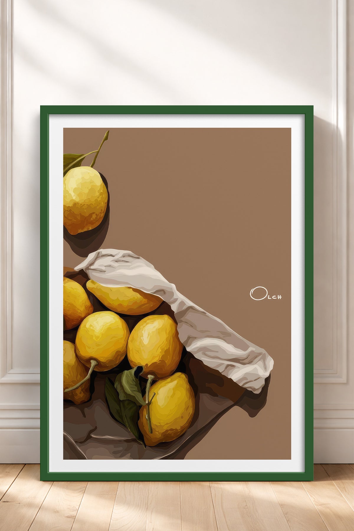 HOMEPACK Ahşap Çerçeveli Tablo Çerçeveli Poster Sanatsal Modern Duvar Dekoru TK-963
