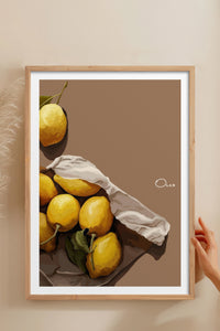 HOMEPACK Ahşap Çerçeveli Tablo Çerçeveli Poster Sanatsal Modern Duvar Dekoru TK-963
