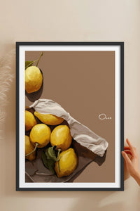 HOMEPACK Ahşap Çerçeveli Tablo Çerçeveli Poster Sanatsal Modern Duvar Dekoru TK-963