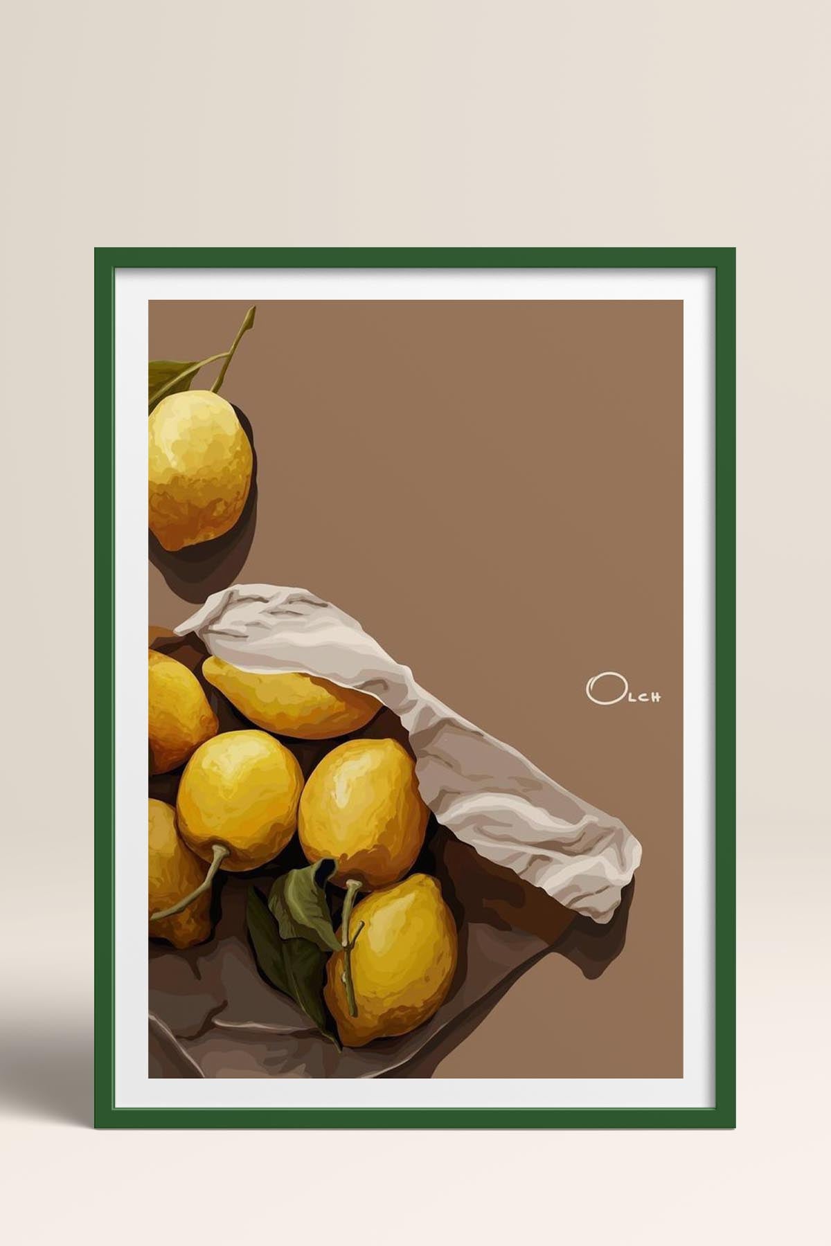 HOMEPACK Ahşap Çerçeveli Tablo Çerçeveli Poster Sanatsal Modern Duvar Dekoru TK-963