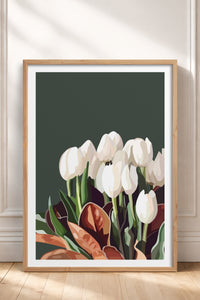 HOMEPACK Ahşap Çerçeveli Tablo Çerçeveli Poster Sanatsal Modern Duvar Dekoru TK-964