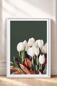 HOMEPACK Ahşap Çerçeveli Tablo Çerçeveli Poster Sanatsal Modern Duvar Dekoru TK-964