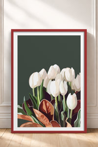 HOMEPACK Ahşap Çerçeveli Tablo Çerçeveli Poster Sanatsal Modern Duvar Dekoru TK-964