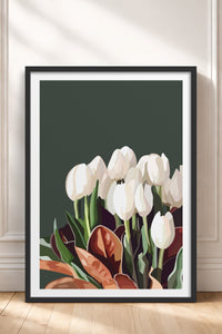 HOMEPACK Ahşap Çerçeveli Tablo Çerçeveli Poster Sanatsal Modern Duvar Dekoru TK-964