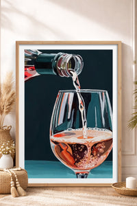 HOMEPACK Ahşap Çerçeveli Tablo Çerçeveli Poster Sanatsal Modern Duvar Dekoru TK-965