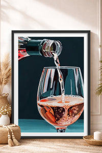 HOMEPACK Ahşap Çerçeveli Tablo Çerçeveli Poster Sanatsal Modern Duvar Dekoru TK-965