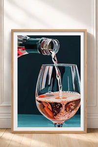 HOMEPACK Ahşap Çerçeveli Tablo Çerçeveli Poster Sanatsal Modern Duvar Dekoru TK-965