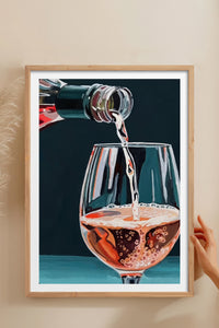 HOMEPACK Ahşap Çerçeveli Tablo Çerçeveli Poster Sanatsal Modern Duvar Dekoru TK-965