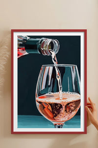 HOMEPACK Ahşap Çerçeveli Tablo Çerçeveli Poster Sanatsal Modern Duvar Dekoru TK-965