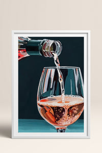HOMEPACK Ahşap Çerçeveli Tablo Çerçeveli Poster Sanatsal Modern Duvar Dekoru TK-965