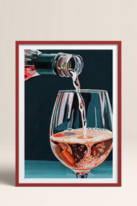HOMEPACK Ahşap Çerçeveli Tablo Çerçeveli Poster Sanatsal Modern Duvar Dekoru TK-965