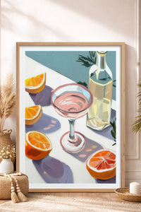 HOMEPACK Ahşap Çerçeveli Tablo Çerçeveli Poster Sanatsal Modern Duvar Dekoru TK-968