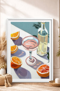 HOMEPACK Ahşap Çerçeveli Tablo Çerçeveli Poster Sanatsal Modern Duvar Dekoru TK-968