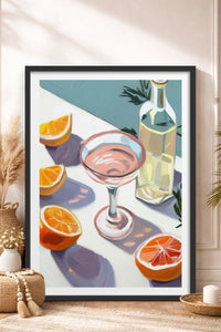HOMEPACK Ahşap Çerçeveli Tablo Çerçeveli Poster Sanatsal Modern Duvar Dekoru TK-968