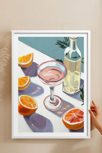 HOMEPACK Ahşap Çerçeveli Tablo Çerçeveli Poster Sanatsal Modern Duvar Dekoru TK-968