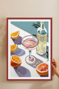 HOMEPACK Ahşap Çerçeveli Tablo Çerçeveli Poster Sanatsal Modern Duvar Dekoru TK-968