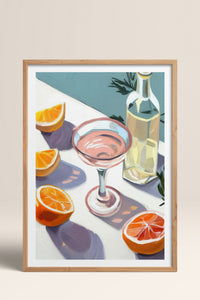 HOMEPACK Ahşap Çerçeveli Tablo Çerçeveli Poster Sanatsal Modern Duvar Dekoru TK-968