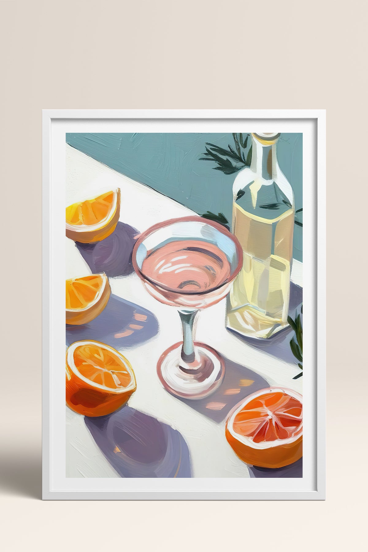 HOMEPACK Ahşap Çerçeveli Tablo Çerçeveli Poster Sanatsal Modern Duvar Dekoru TK-968