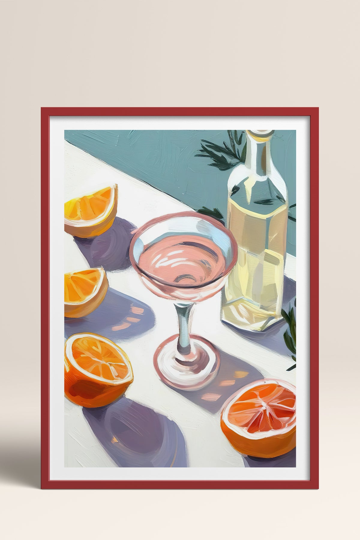 HOMEPACK Ahşap Çerçeveli Tablo Çerçeveli Poster Sanatsal Modern Duvar Dekoru TK-968