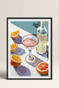 HOMEPACK Ahşap Çerçeveli Tablo Çerçeveli Poster Sanatsal Modern Duvar Dekoru TK-968