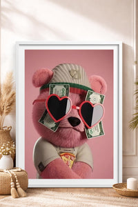 HOMEPACK Ahşap Çerçeveli Tablo Çerçeveli Poster Sanatsal Modern Duvar Dekoru TK-972