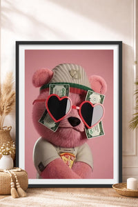 HOMEPACK Ahşap Çerçeveli Tablo Çerçeveli Poster Sanatsal Modern Duvar Dekoru TK-972