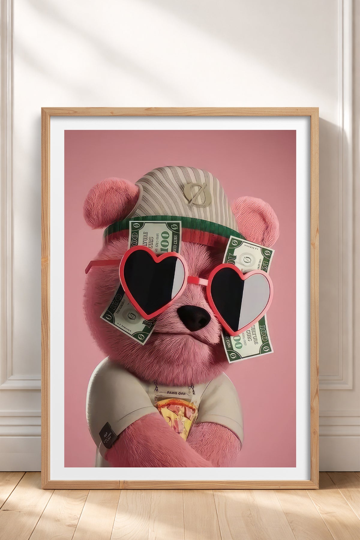 HOMEPACK Ahşap Çerçeveli Tablo Çerçeveli Poster Sanatsal Modern Duvar Dekoru TK-972