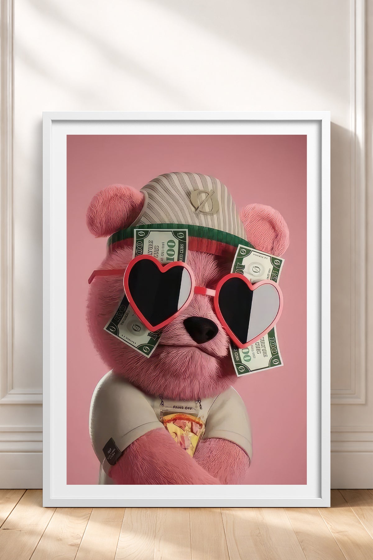 HOMEPACK Ahşap Çerçeveli Tablo Çerçeveli Poster Sanatsal Modern Duvar Dekoru TK-972
