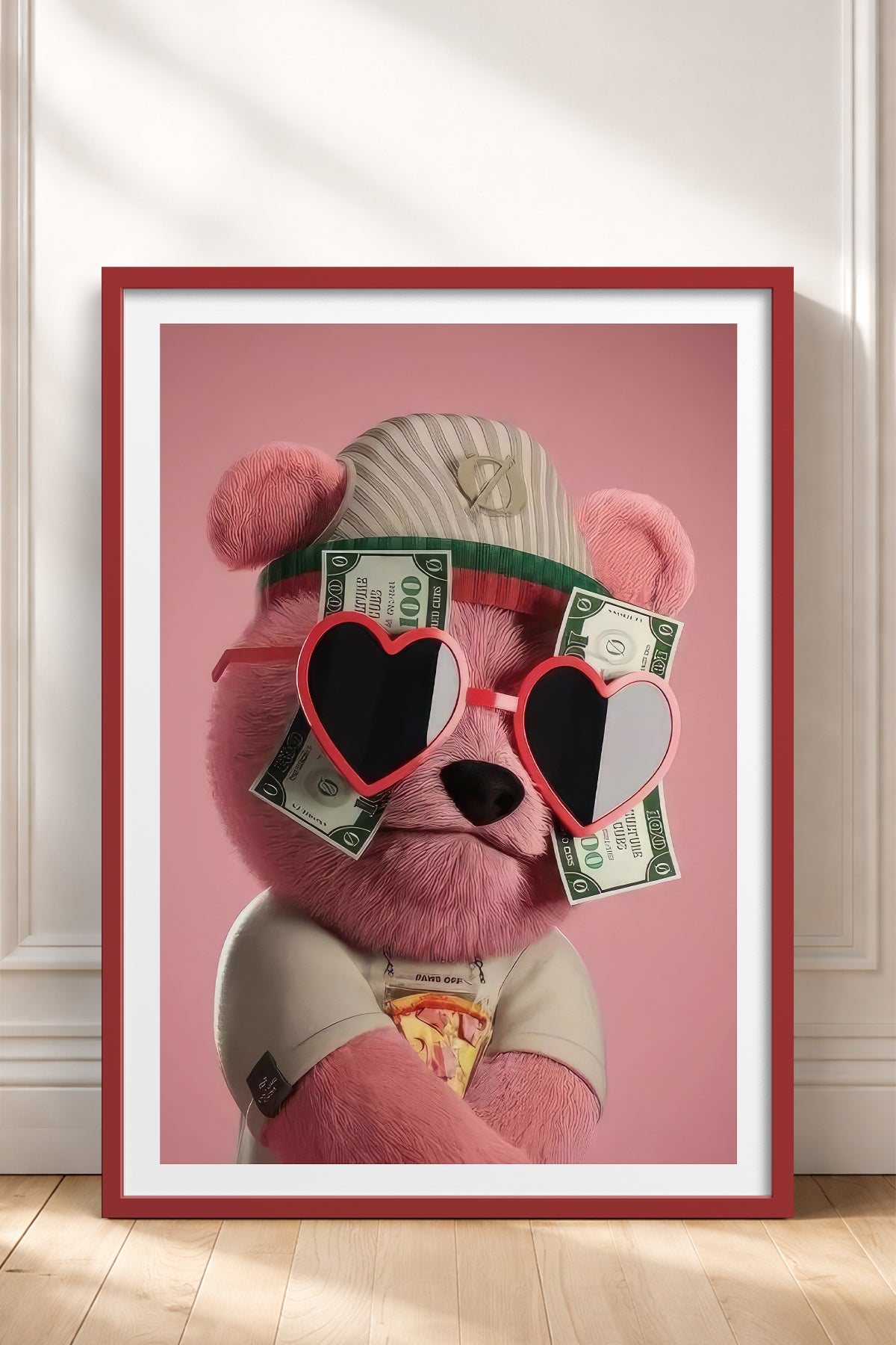 HOMEPACK Ahşap Çerçeveli Tablo Çerçeveli Poster Sanatsal Modern Duvar Dekoru TK-972