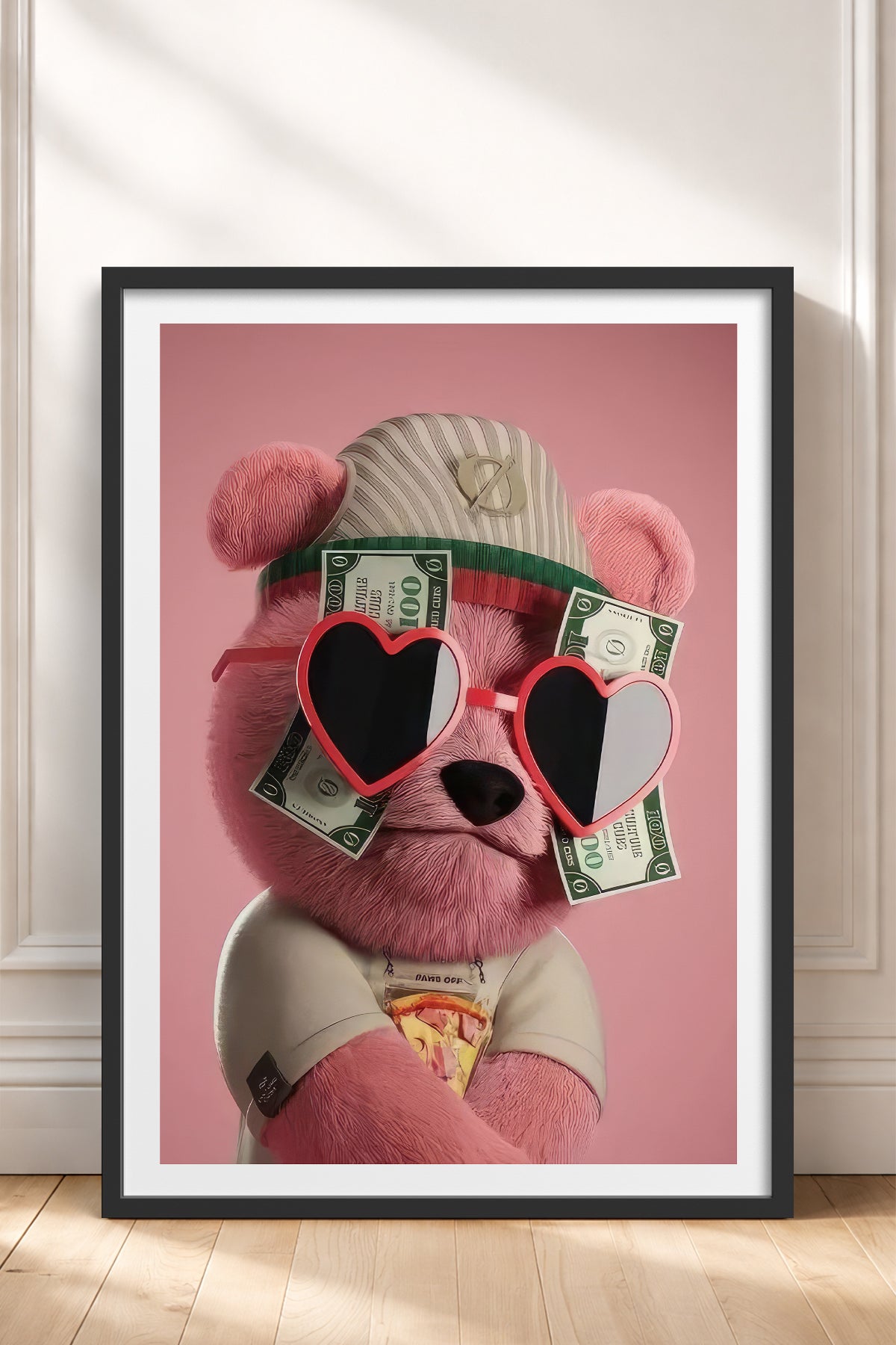 HOMEPACK Ahşap Çerçeveli Tablo Çerçeveli Poster Sanatsal Modern Duvar Dekoru TK-972