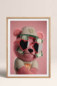 HOMEPACK Ahşap Çerçeveli Tablo Çerçeveli Poster Sanatsal Modern Duvar Dekoru TK-972