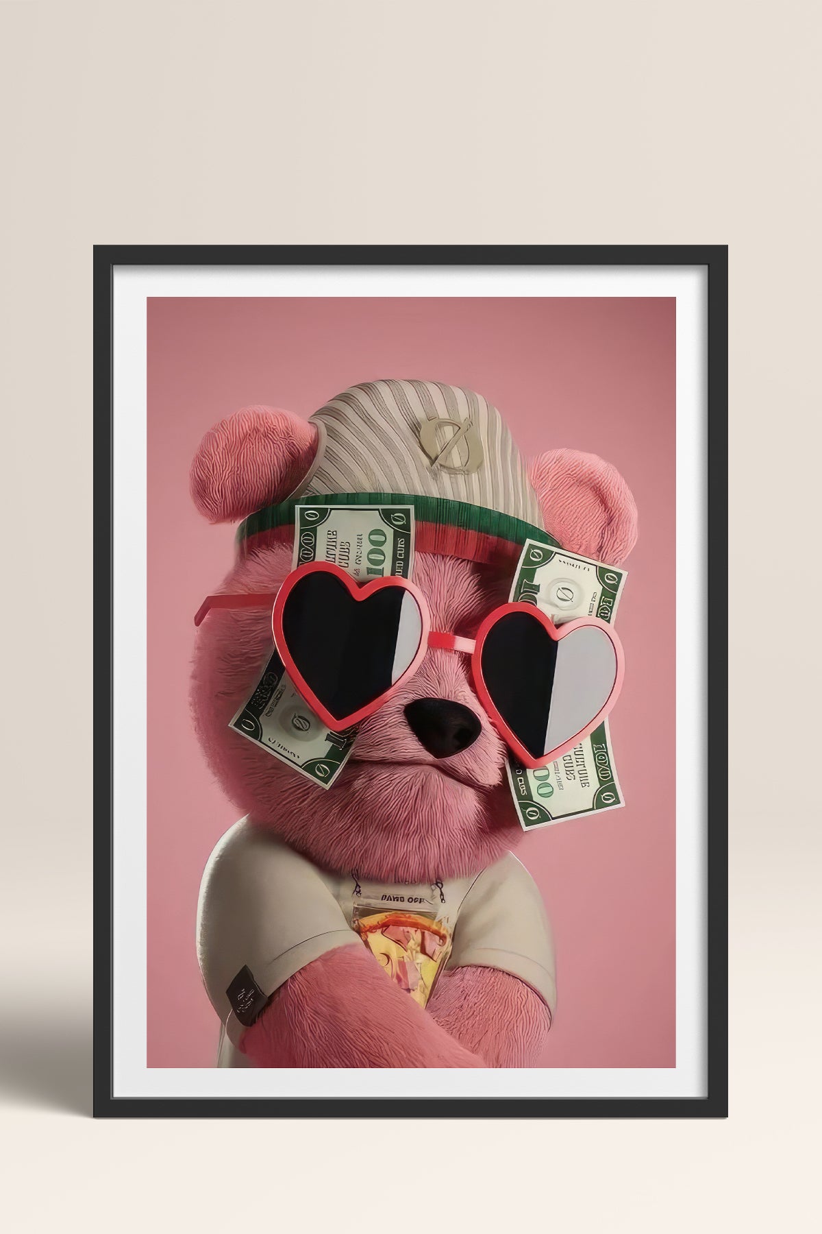 HOMEPACK Ahşap Çerçeveli Tablo Çerçeveli Poster Sanatsal Modern Duvar Dekoru TK-972