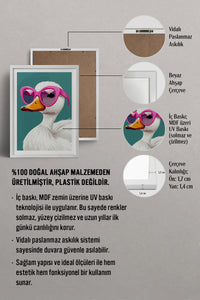 HOMEPACK Ahşap Çerçeveli Tablo Çerçeveli Poster Sanatsal Modern Duvar Dekoru TK-973