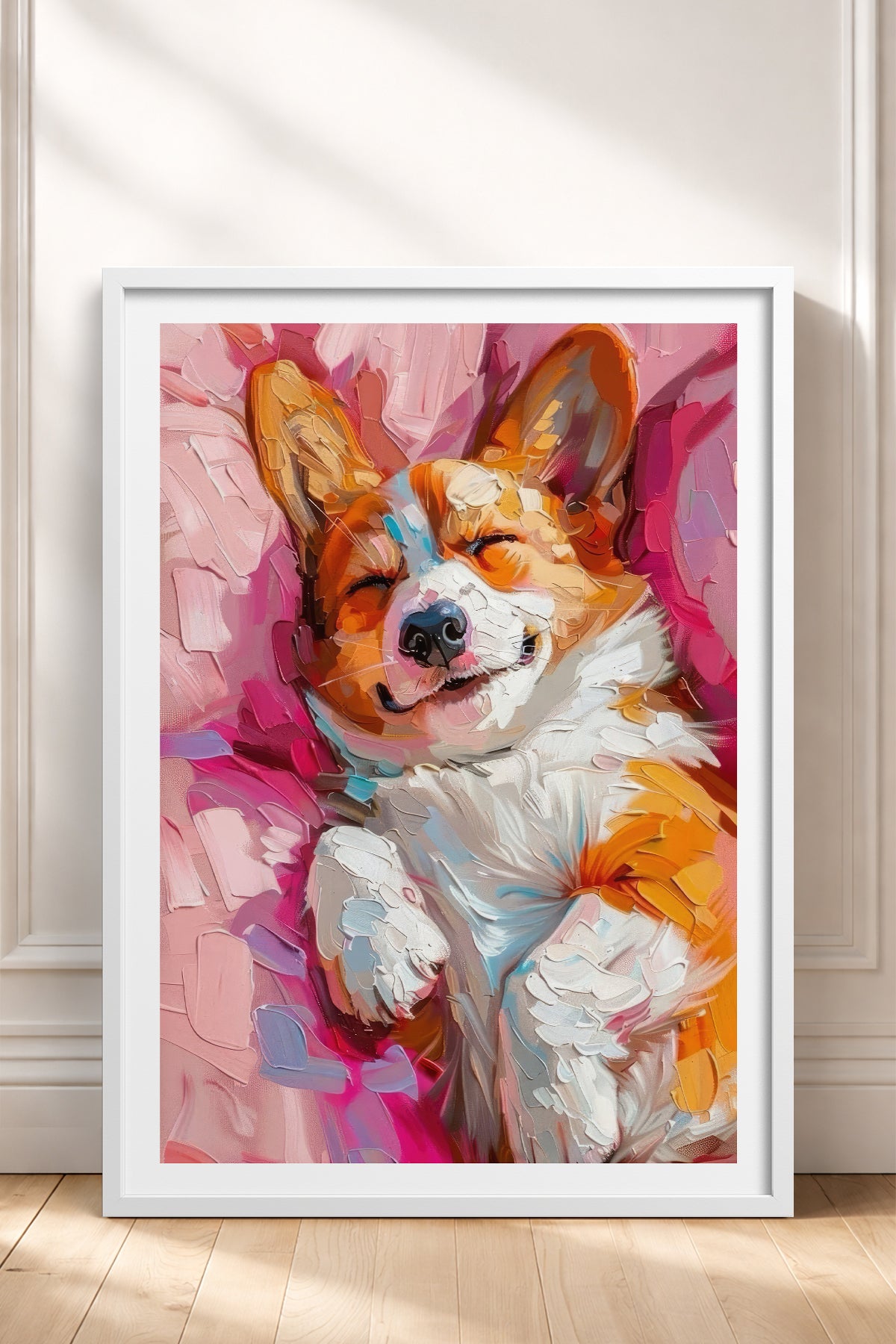 HOMEPACK Ahşap Çerçeveli Tablo Çerçeveli Poster Sanatsal Modern Duvar Dekoru TK-974