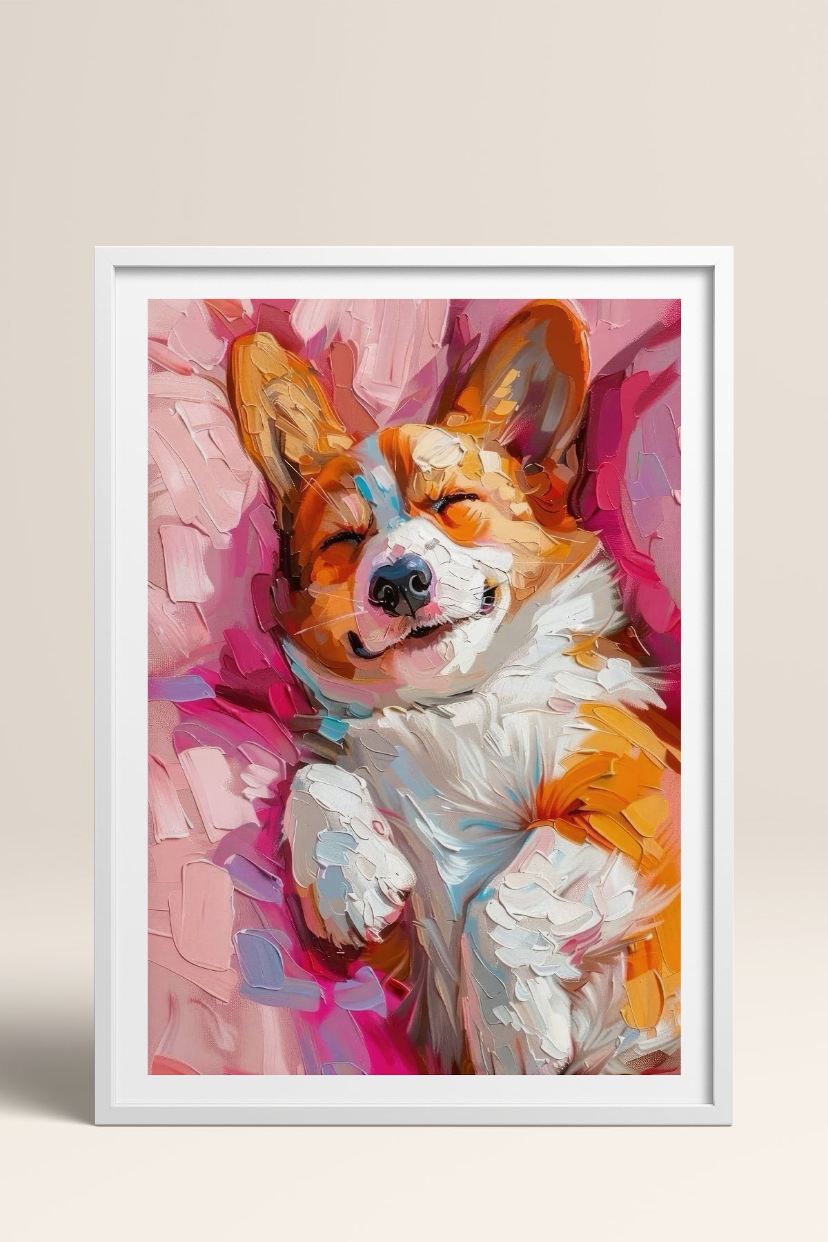 HOMEPACK Ahşap Çerçeveli Tablo Çerçeveli Poster Sanatsal Modern Duvar Dekoru TK-974