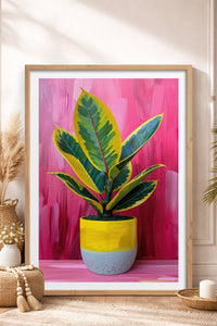 HOMEPACK Ahşap Çerçeveli Tablo Çerçeveli Poster Sanatsal Modern Duvar Dekoru TK-975