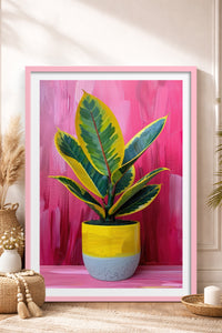 HOMEPACK Ahşap Çerçeveli Tablo Çerçeveli Poster Sanatsal Modern Duvar Dekoru TK-975