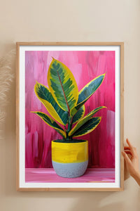 HOMEPACK Ahşap Çerçeveli Tablo Çerçeveli Poster Sanatsal Modern Duvar Dekoru TK-975
